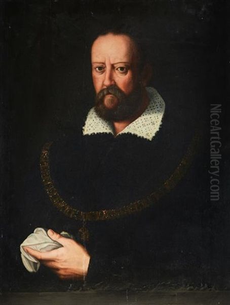 Ritratto Di Cosimo I De Medici Oil Painting by Alessandro di Cristofano Allori