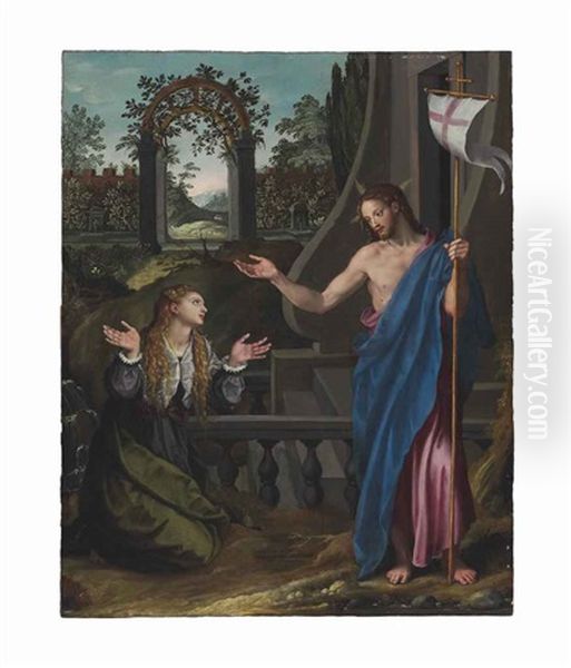 Noli Me Tangere Oil Painting by Alessandro di Cristofano Allori