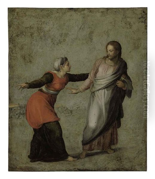 Noli Me Tangere Oil Painting by Alessandro di Cristofano Allori