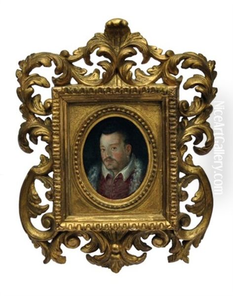 Portrait De Ferdinand Ier De Medicis Oil Painting by Alessandro di Cristofano Allori