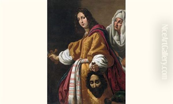 Judith Et Olopherne Oil Painting by Alessandro di Cristofano Allori