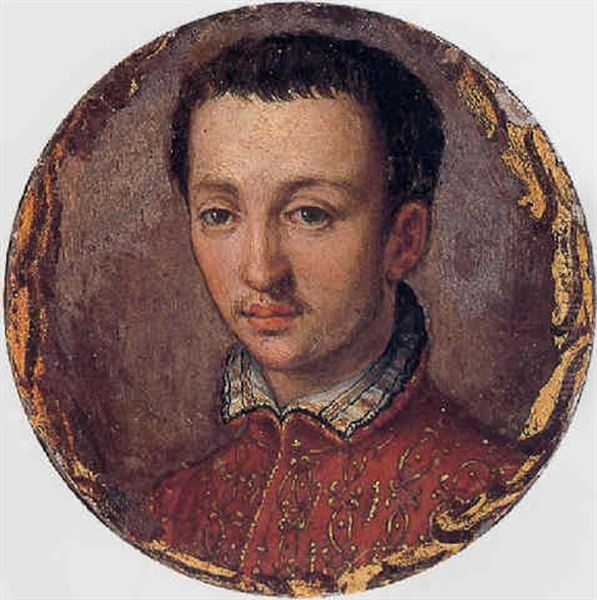 Portrait Of Franceso L De'medici Oil Painting by Alessandro di Cristofano Allori