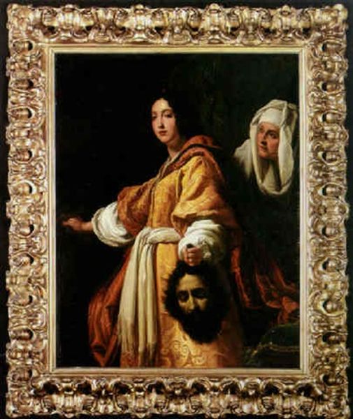 Judith With The Head Of Holofernes Oil Painting by Alessandro di Cristofano Allori