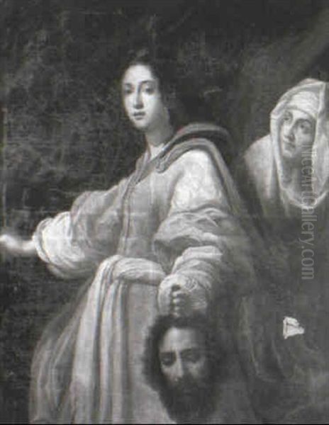 Judith With The Head Of Holofernes Oil Painting by Alessandro di Cristofano Allori