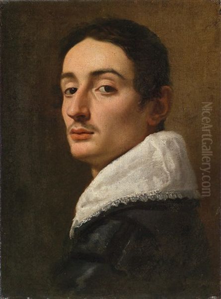 Bildnis Eines Jungen Mannes Oil Painting by Cristofano Allori