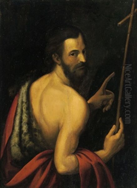 San Giovanni Battista Oil Painting by Cristofano Allori