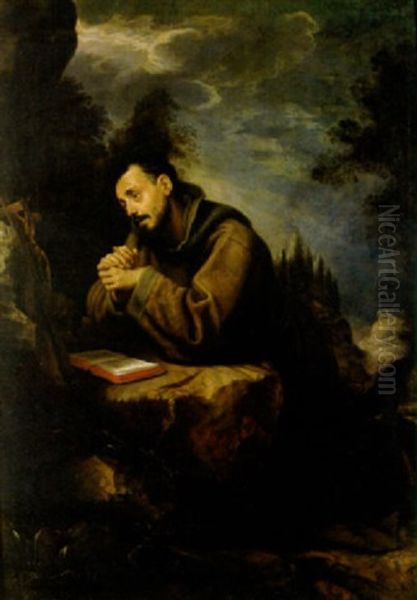 Estasi Di San Francesco D'assisi Oil Painting by Cristofano Allori