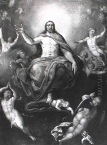 Christ Triumphant Over Sin Oil Painting by Cristofano Allori