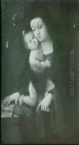 Virgin And Child Oil Painting by Cristofano Allori