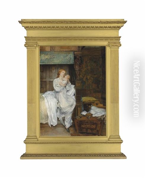 Bright Be Thy Noon Oil Painting by Laura Theresa Alma-Tadema