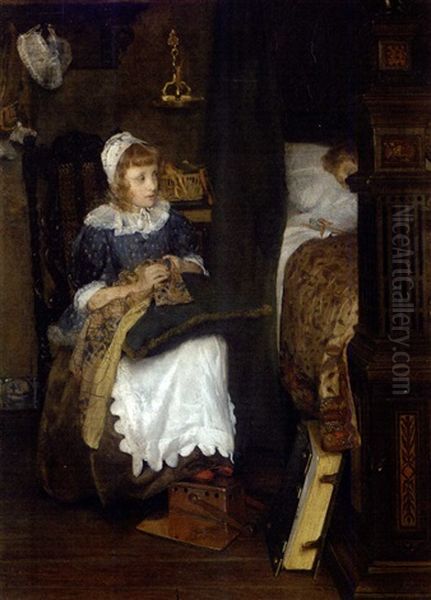 In Good Hands by Laura Theresa Alma-Tadema