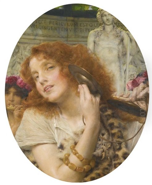 Bacchante Oil Painting by Sir Lawrence Alma-Tadema