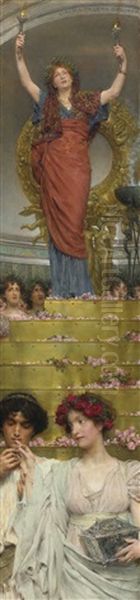 The Benediction Oil Painting by Sir Lawrence Alma-Tadema