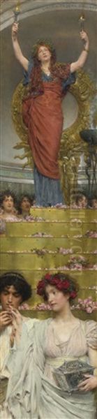 The Benediction Oil Painting by Sir Lawrence Alma-Tadema