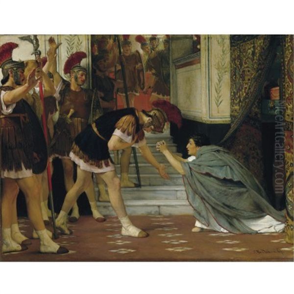 Proclaiming Claudius Emperor, Opus Xlviii Oil Painting by Sir Lawrence Alma-Tadema