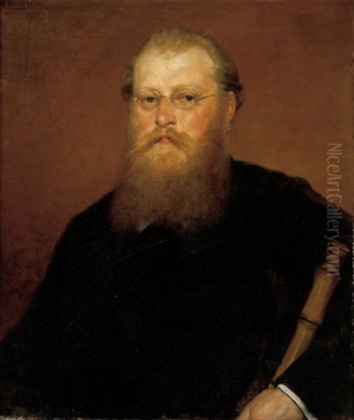 Portrait Des Dirigenten Hans Richter Oil Painting by Sir Lawrence Alma-Tadema