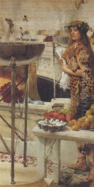 Preparations: In The Coliseum Oil Painting by Sir Lawrence Alma-Tadema