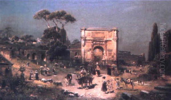 Rome Oil Painting by Robert Alott