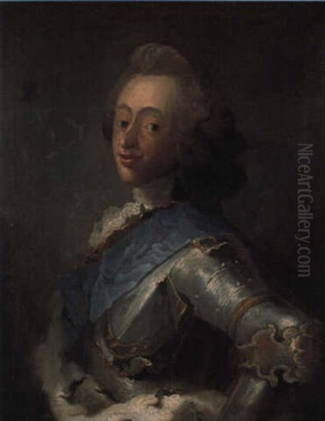 Portrat Af Frederik V Oil Painting by Peder Als