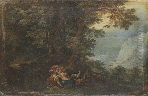 A Landscape With Cephalus And Procris by Denis van Alsloot