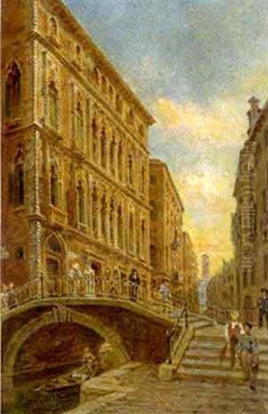 Motiv Aus Venedig Oil Painting by Franz Alt