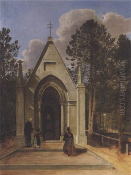 Kapelle Oil Painting by Jacob Alt