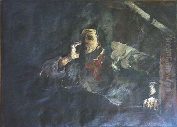 Der Rufer Oil Painting by Heinrich Altherr