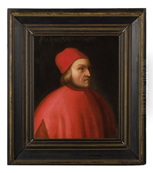 Ritratto Di Marsilio Ficino Oil Painting by Cristofano di Papi dell' Altissimo