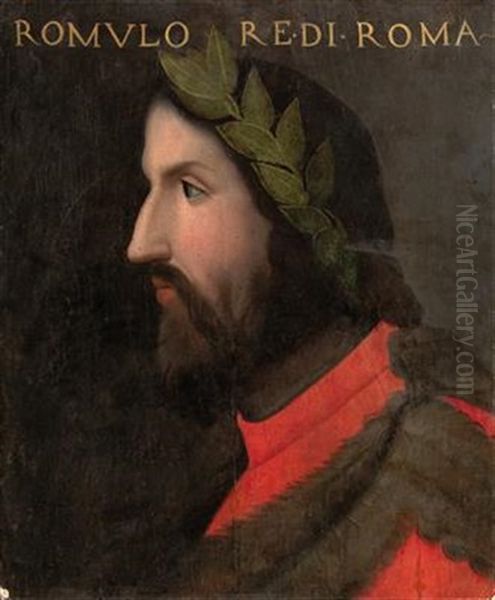 Romulus Oil Painting by Cristofano di Papi dell' Altissimo