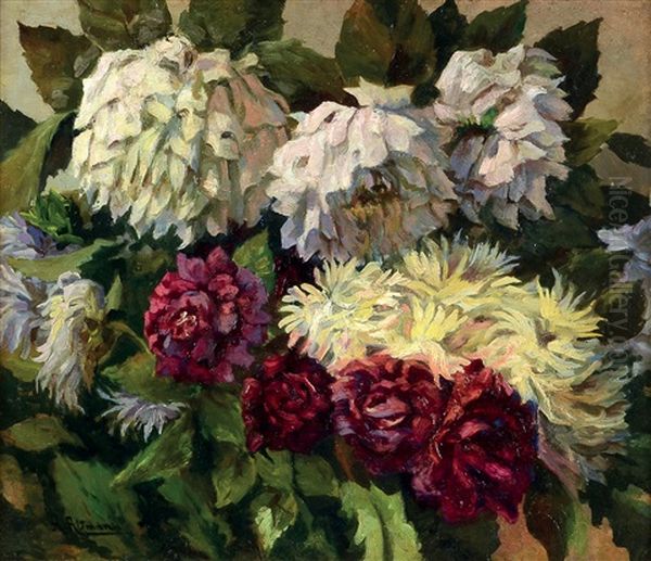 Composition Florale Oil Painting by Alexandre Altmann