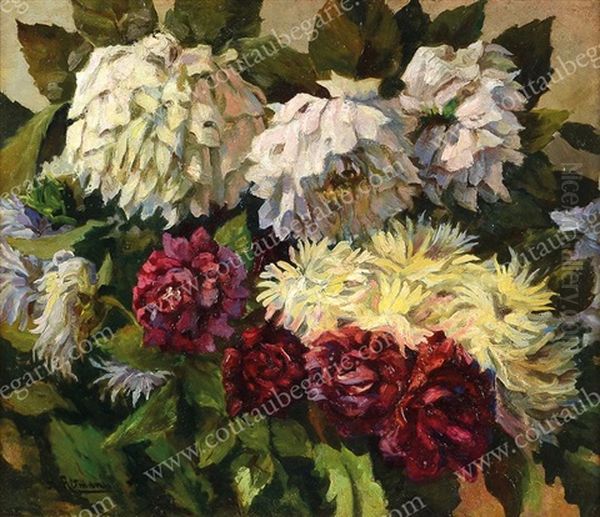 Composition Florale Oil Painting by Alexandre Altmann