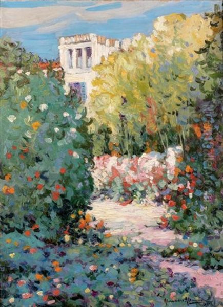 Jardin Fleuri Oil Painting by Alexandre Altmann