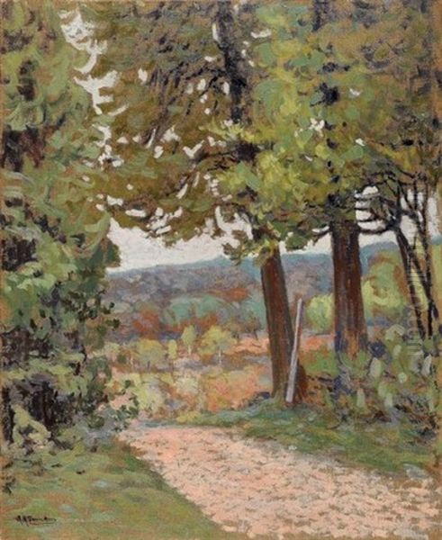 Chemin A L'oree D'un Bois Oil Painting by Alexandre Altmann