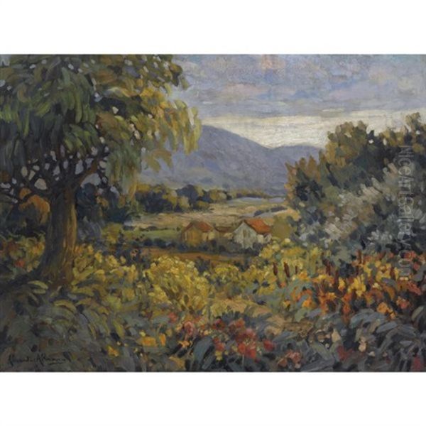 Landscape In Bloom Oil Painting by Alexandre Altmann