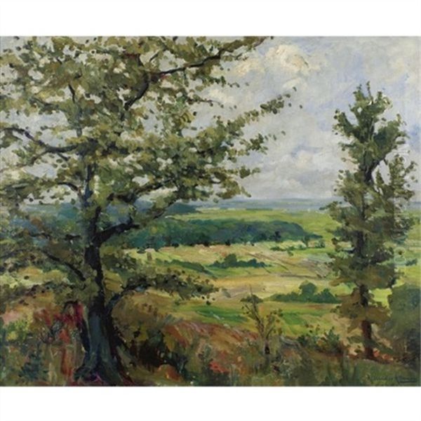 Summer Landscape Oil Painting by Alexandre Altmann