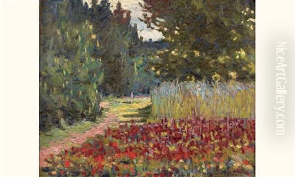 Jardin A Nemours Oil Painting by Alexandre Altmann