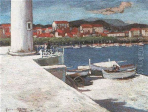 Le Port Oil Painting by Alexandre Altmann