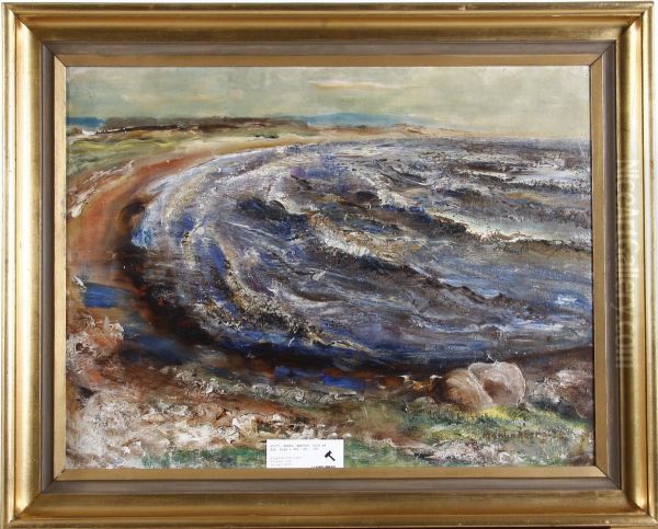 Marint Landskap. Oil Painting by Martin Aberg