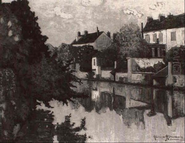 View Of Moret Sur Loing by Alexandre Altmann