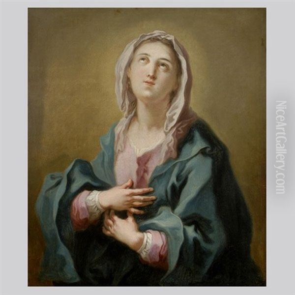 Portrait Of Madonna Oil Painting by Bartholomaeus Altomonte