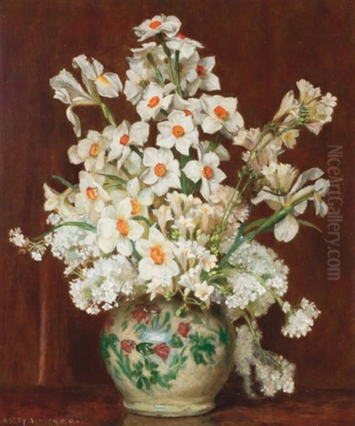 Spring Bouquet Oil Painting by Abbey Altson