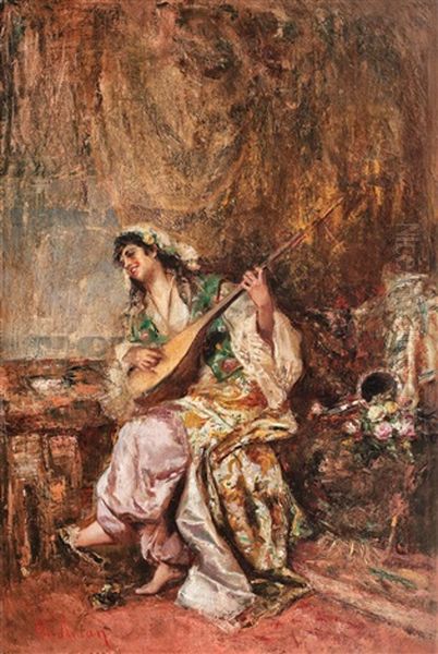 Orientala Oil Painting by Theodor Aman