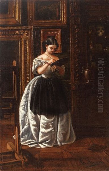 La Sevalet Oil Painting by Theodor Aman