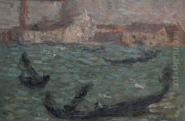 Venise Oil Painting by Edmond Francois Aman-Jean