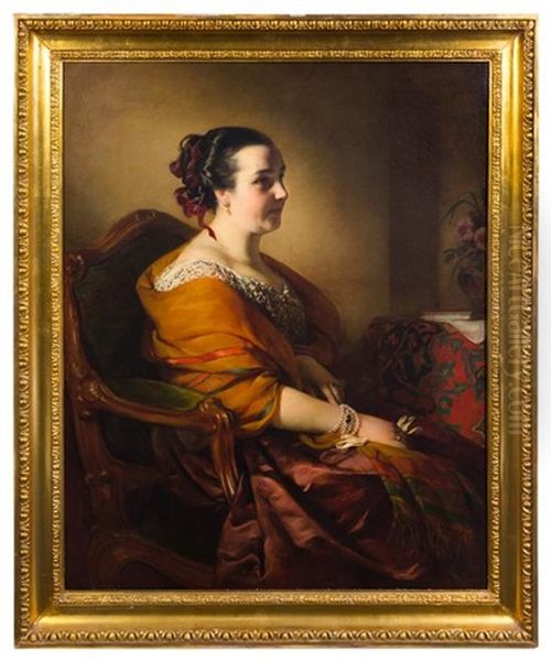 Frau Holle, 1852 Oil Painting by Friedrich von Amerling