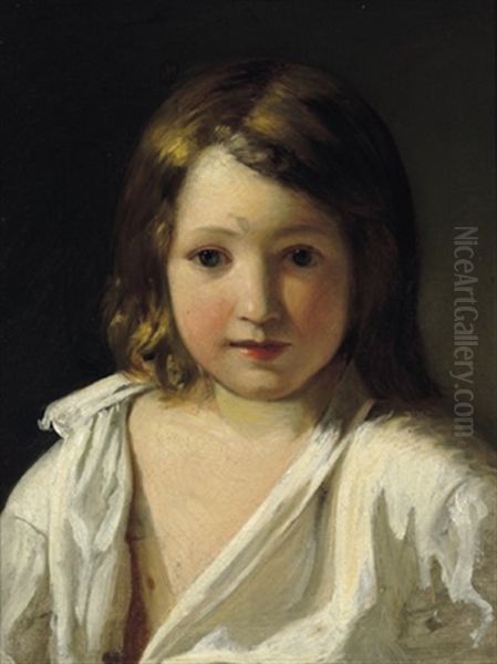 Der Fischerknabe by Friedrich von Amerling