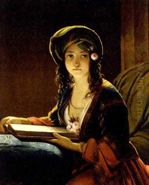 Die Morgenlanderin Oil Painting by Friedrich von Amerling