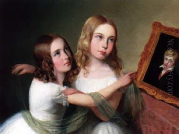 Fond Memories Oil Painting by Friedrich von Amerling