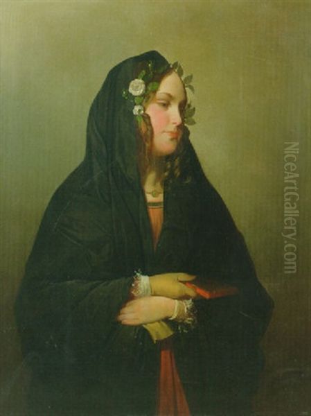 La Ragazza Religiosa Oil Painting by Friedrich von Amerling