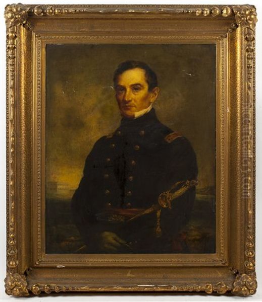 Major Robert Anderson Oil Painting by Joseph Alexandre Ames